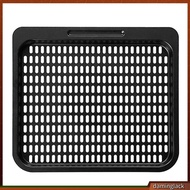 daminglack* Cooking Tray Evenly Heated Carbon Steel Square Air Fryers Crisper Plate Kitchen Supply
