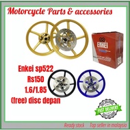 SP522 ENKEI SPORT RIM RS150 V1-V2/ GTR150 (free) FRONT DISC 1.6/1.85-17