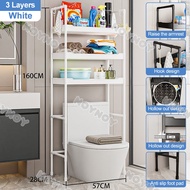 Plastic 3/2 Tier Toilet Rack Bathroom Organization Bathroom Space Saver Rack Flower rack