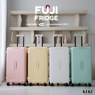 (ประกัน5ปี) กระเป๋าเดินทางทรง Fridge รุ่น FUJI FRIDGE ขนาด 26/30นิ้ว ล้อโช็คสปริง ล้อลื่น PC100% By 