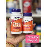 Now's Vitamin d3 2000iu supports health 120 tablets, d3k2 now