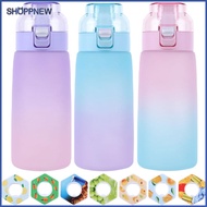 600ML Fruit Fragrance Water Bottle Tritan with 7 Flavour Pods Sports Water Bottle  Drinking Water Bo