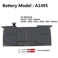 Battery A1495 Replacement For Mac-Book Air 11" A1465 2012 2013 2014 2015 / A1370 2011  Compatible A1
