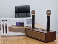 Loa Bluetooth XM-U525 Kèm 2 Micro Karaoke. Sản phẩm có thể kết nối với nhiều thiết bị như Điện thoại