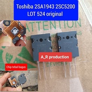 Tr Toshiba 2SA1943 2SC5200 524 SA1943 SC5200 Tr 2sa 1943 2sc 5200 lot 524 original good thick chip.