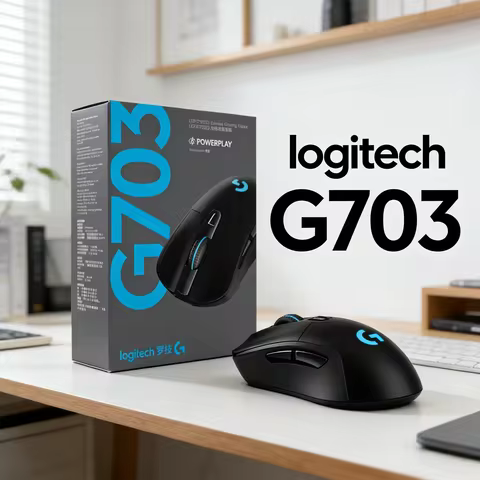 Logitech G703 HERO Wireless Gaming Mouse 25600 DPI Lightspeed Compatible with Windows Mac OS Chrome+
