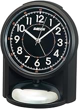 Seiko NR454K Clock Alarm Clock Analog Loud Black PYXIS Pixis RAIDEN Leiden 5.8 x 4.5 x 4.5 inches (149 x 116 x 113 mm)