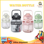 730ML 1000ML 1L Water Drinking Bottle with Handle Botol Air Kid Budak Besar Plastic Bottle Sport Gym