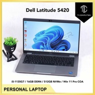 Dell Latitude 5420 Intel i5-1145G7 16GB RAM 512GB NVMe SSD Win 11 Pro Refurbished Laptop