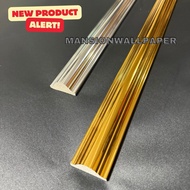 List Moulding Wall Profil PVC Bingkai Frame Emas Gold Silver