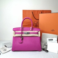 HERMES 全新玉蘭粉柏金Birkin 30