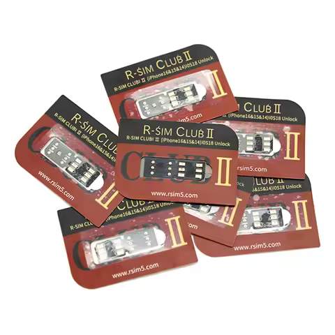 Newly R-SIM CLUB 2 RSIM Dual-chip CPU eSim TMSI iPCC ICCID For IOS 18 iPhone 12 13 14 15 16 PRO MAX 