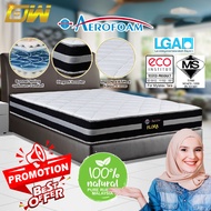 *Latest Model* Mylatex by Aerofoam - 10 Inch Flora Mattress, Bonnel Spring System with Edge Support, Available Sizes (Qu