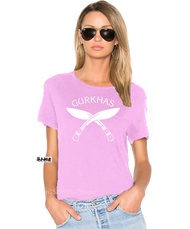 Gurkhas Nepali Soldier British India Nepal Kukri Knife Army Themed Womens T-Shirt Unique Cultural De