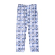 睡裤男棉质睡裤春夏季宽松加肥加大码中老年爸爸睡裤薄款居家裤子Men's Cotton Pajama Pants Spring and Summer Loose Add Fertilizer3e5x9s