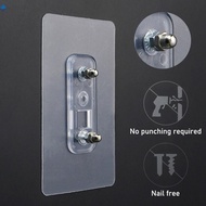 SUCHENHD Double Hole Screw Sticker, Wall Hanger Variable Distance Traceless Nail, Screw Hook Wall Pi