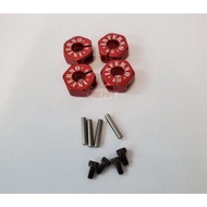 INFERNO RC Aluminium 5mm/6mm/7mm Thickness Wheel Hex Hub With Pin For 1:10