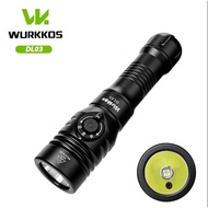 Wurkkos DL03 2800 lumen SFT70 w hite+Green Light 21700 battery LED Pow erful diving flashlight