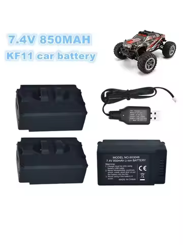 Battery Charger For KF11 Rc Car Battery 7.4v 850mah Li-ion Battery KF11 4WD Remote Control Vehicle K