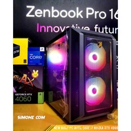 Complete Assembled PC Intel Core i7 Nvidia RTX 4060 LED 27'