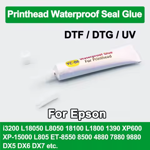 Printhead Sealing XP600 i3200 4720 DX5 DX6 DX7 Waterproof Seal Glue PrintHead Prevent Ink Liquid Dam