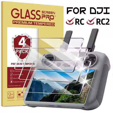 1-4pcs for DJI RC/RC 2 Remote Control Tempered Glass Screen Protectors for DJI RC2 RC Anti-scratch p