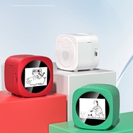 AI Voice Kids Drawing Printer 2.4 Inch HD Screen Thermal Pocket Printer for Notes Labels