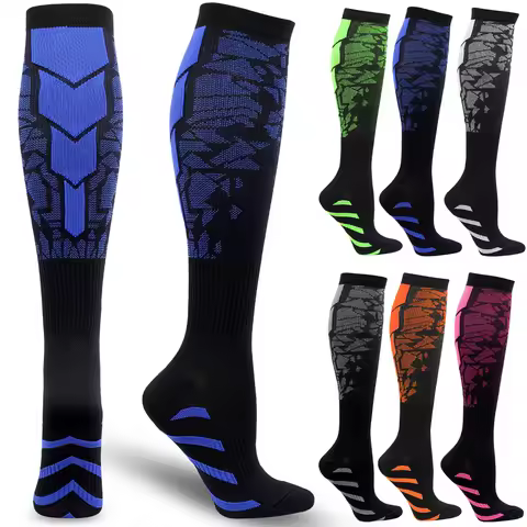1PCS Compression Socks Running Sports Socks Medical Nursing for Flight Travel Pregnancy Edema Diabet