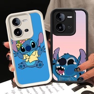 BI47 Stitch Casing for VIVO V25 Y28 Y17S Y28s V25E V60 5G White Black