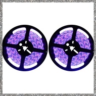 (PQAT) 2X 20W LED UV Light Strip Ultraviolet Flexible 16.5FT Blacklight 5M 300LEDs