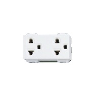 ✔ ๑ ☏ Panasonic Duplex Universal Outlet with Ground WEG 15929 with cover
