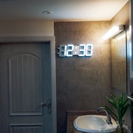 Jam Kalendar Abadi Ruang Tamu Senyap Jam Dinding Digital Besar LED Pelbagai Fungsi Kreatif Jam Elekt