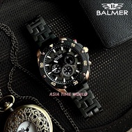 宾马 Balmer 8156G BRG-4 Chronograph Sapphire Man's Watch Black Stainless Steel | Official Warranty