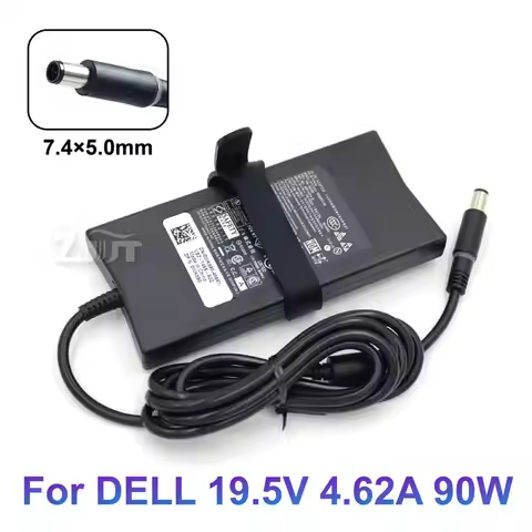 19.5V 4.62A 90W 7.4x5.0mm AC Laptop Power Adapter Charger Supply For DELL Inspiron 15R N4010 N4030 N