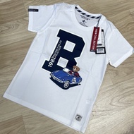 Beverly Hills Polo Club T-shirt cotton bear print crewneck men's short sleeves-829