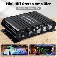 Car Amplifier Treble Bass Booster 12V Amplifier Board Hi-Fi Stereo Audio Amplifier