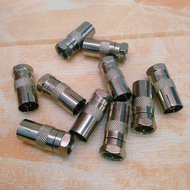 TV RF Female Socket to F Type Screw Male Plug Adapter Converter Coax TV Ariel  MYTV Connector Couple