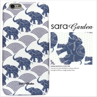 【Sara Garden】客製化 手機殼 蘋果 iPhone7 iphone8 i7 i8 4.7吋 手繪 民族風 大象 水滴 保護殼 硬殼