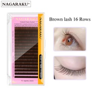 NAGARAKU Eyelash Fashion Extension - Brown Color