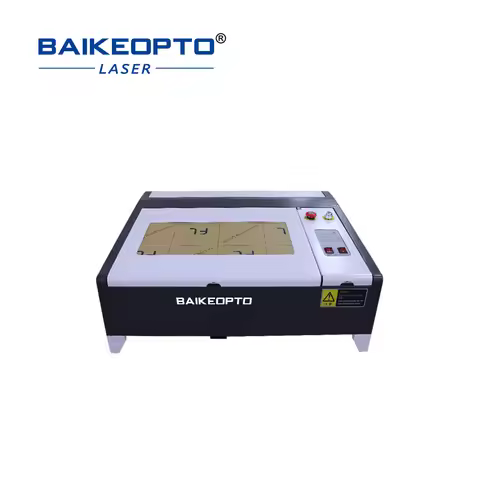 BK-K4040A 40w 50w CO₂ Laser Engraving Machine for Wood Acrylic Leather Cutting, 400x400mm Work Area