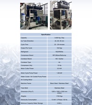 mesin es batu kristal ice crystal 500 1000 2000 3000 5000 10ton 20ton - 3000 kg /24 jam