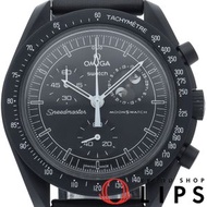 Swatch Omega x Swatch Bioceramic Moonswatch Snoopy Swatch Moonswatch S033B700 男士腕錶，生物陶瓷/尼龍錶帶，黑色，成色極佳