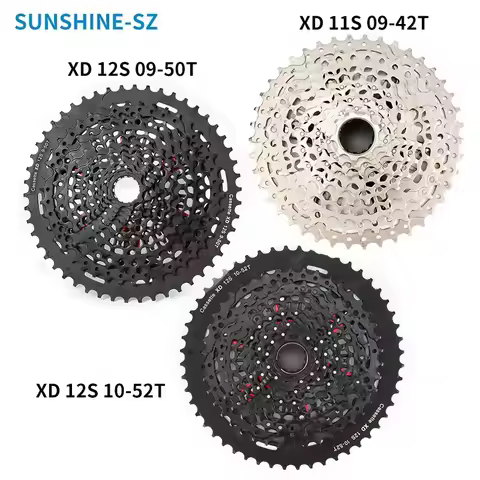 SUNSHINE XD Bicycle Flywheel Cassette 11Speed/12Speed 9-42T/9-50T for Sram XD Bike Freewheel 12 spee