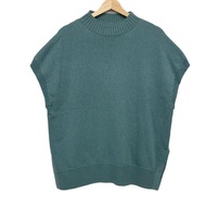 Ebure Vest Knit gray blue Women Direct from Japan Secondhand