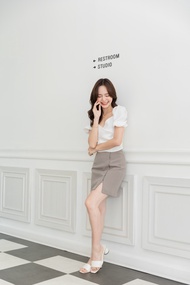 ***สินค้าขายแยกชิ้น กระโปรง***Dylan Skirt19 แบบซิปรูดขึ้น