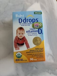 Baby Ddrops嬰幼兒維生素D3滴劑（90滴）1瓶