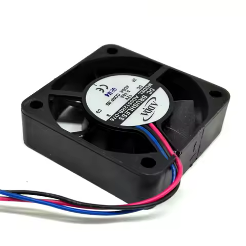 for ADDA 5010 AD0512HB-D76 50mm 12V Dual Ball Bearing Cooling Fan, 0.10A Mute Fan Computer Case, Pow