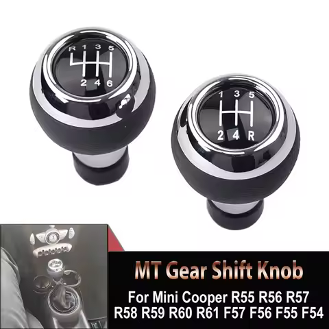 5 6 Speed Manual Transmission Car Gear Shift Knob Shifter Lever For MINI COOPER R55 R56 R57 R58 R59 