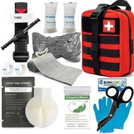 、‘】【’ Emergency IFAK First Aid Kit With Tourniquet Chest Seals Israeli Bandage For Emergency Treatme