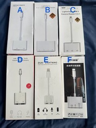 （包平郵）Apple Lightning 至SD 卡相機讀卡器 無需安裝即插即用 單向導入手機適用  手機平板讀卡器轉移器 蘋果Lightning 專用接口 SD卡槽